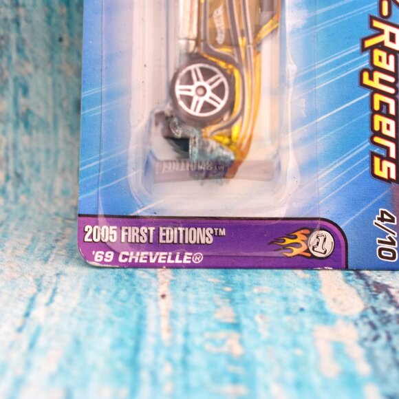 2005 Hot Wheels #054 First Edition '69 CHEVELLE X-Raycers 4/10 G6713 NEW - Picture 5 of 6